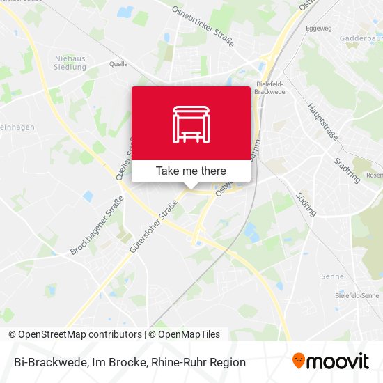 Bi-Brackwede, Im Brocke map