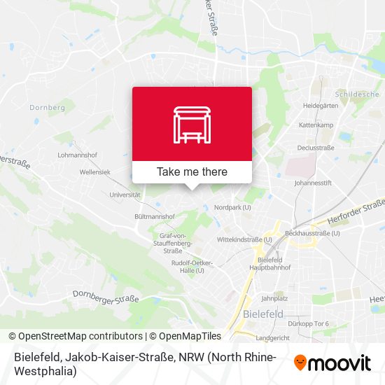 Bielefeld, Jakob-Kaiser-Straße map