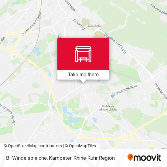 Bi-Windelsbleiche, Kampeter map