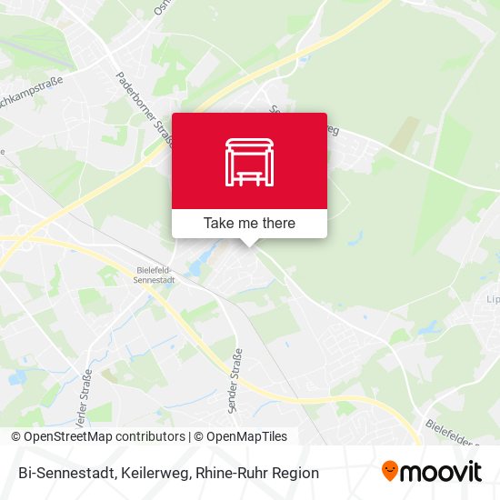 Bi-Sennestadt, Keilerweg map