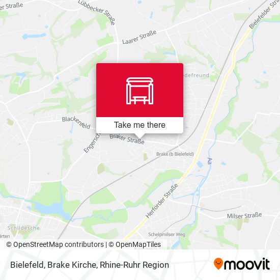 Bielefeld, Brake Kirche map