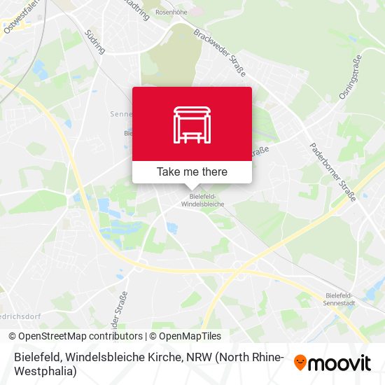 Bielefeld, Windelsbleiche Kirche map