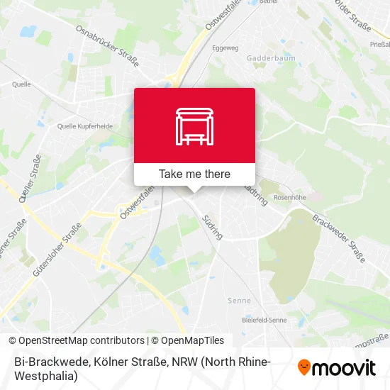 Карта Bi-Brackwede, Kölner Straße