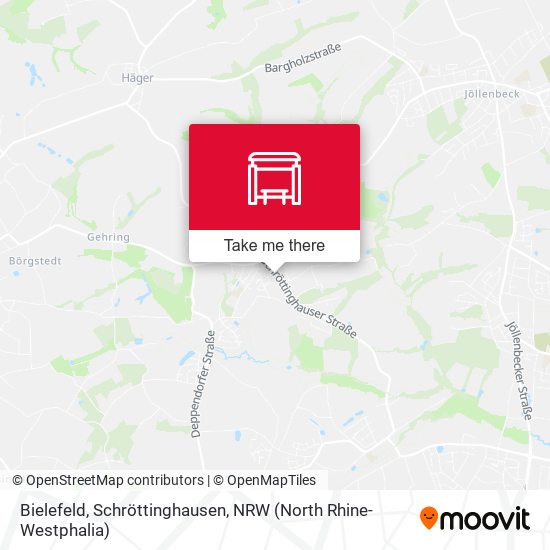 Bielefeld, Schröttinghausen map