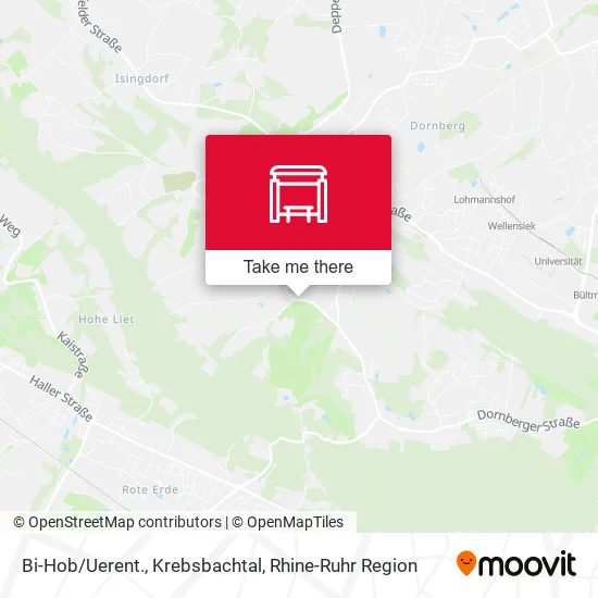 Карта Bi-Hob/Uerent., Krebsbachtal