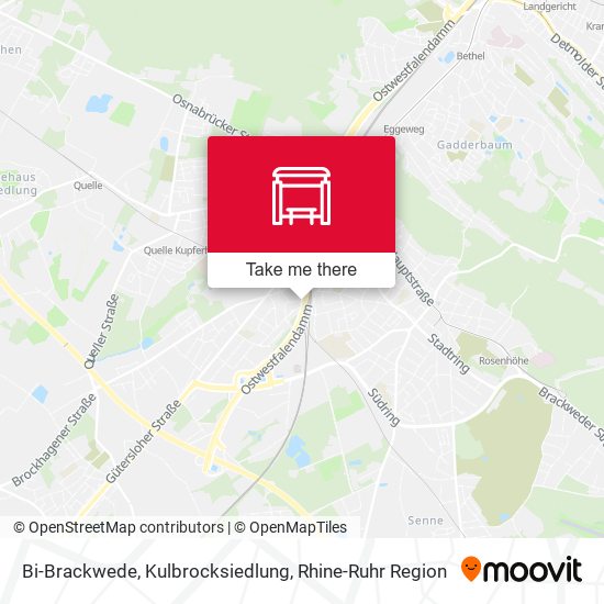 Bi-Brackwede, Kulbrocksiedlung map