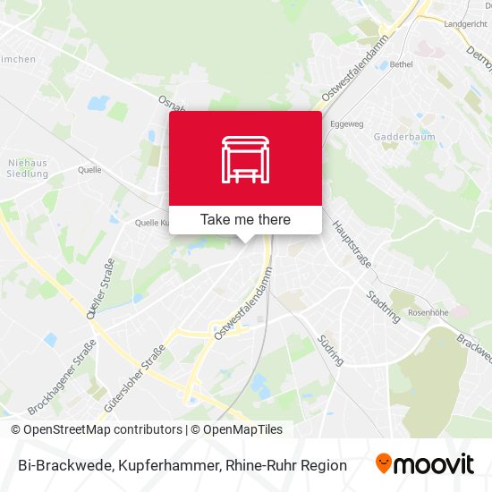 Bi-Brackwede, Kupferhammer map