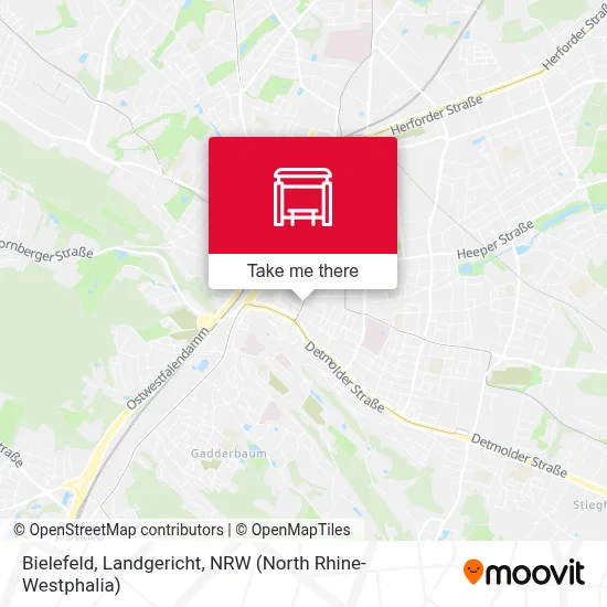 Bielefeld, Landgericht map
