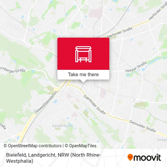 Bielefeld, Landgericht map