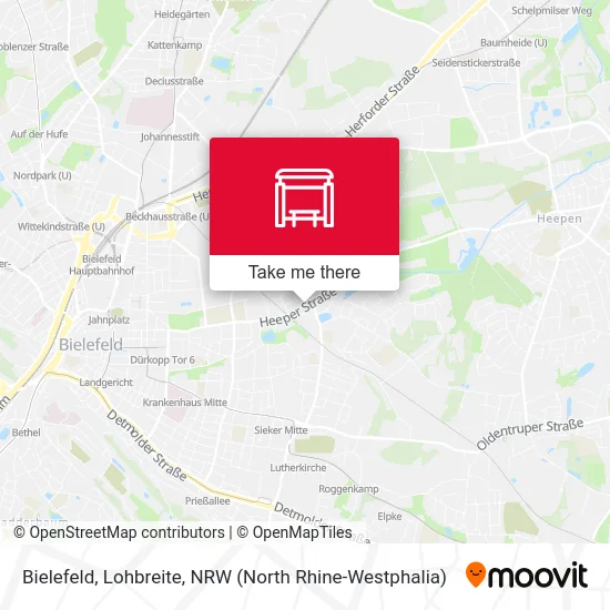 Bielefeld, Lohbreite map