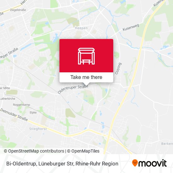 Bi-Oldentrup, Lüneburger Str map