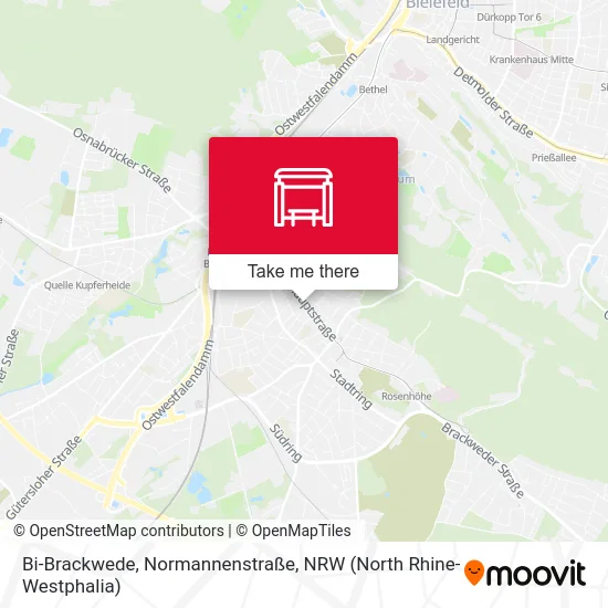 Карта Bi-Brackwede, Normannenstraße