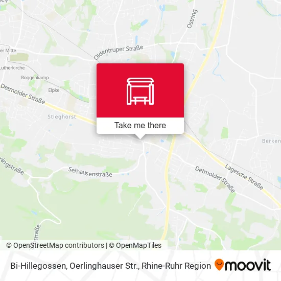 Карта Bi-Hillegossen, Oerlinghauser Str.