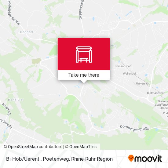 Bi-Hob/Uerent., Poetenweg map