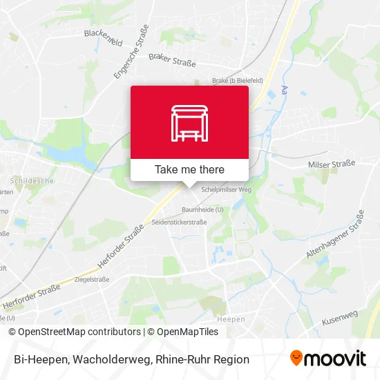 Карта Bi-Heepen, Wacholderweg