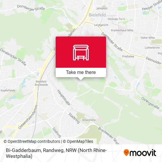 Карта Bi-Gadderbaum, Randweg