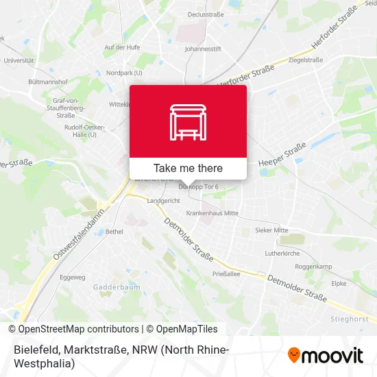 Bielefeld, Marktstraße map