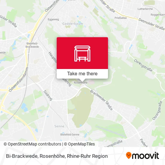 Карта Bi-Brackwede, Rosenhöhe