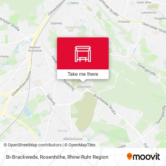 Карта Bi-Brackwede, Rosenhöhe