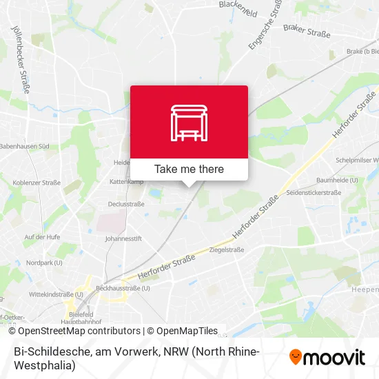 Карта Bi-Schildesche, am Vorwerk