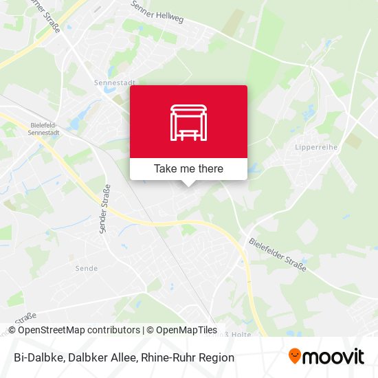 Bi-Dalbke, Dalbker Allee map