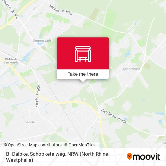 Карта Bi-Dalbke, Schopketalweg