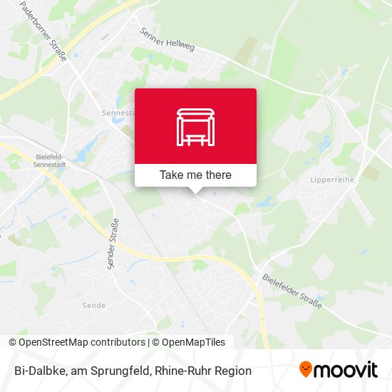 Карта Bi-Dalbke, am Sprungfeld