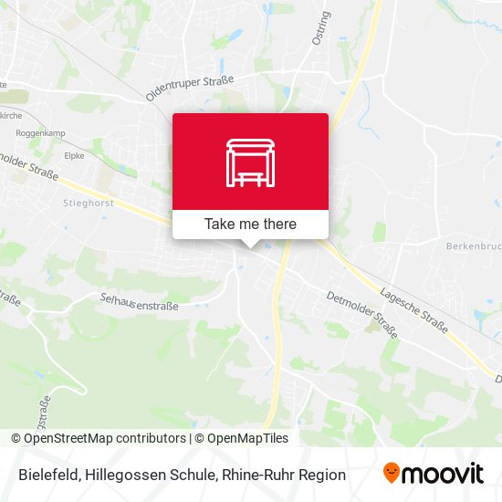 Bielefeld, Hillegossen Schule map