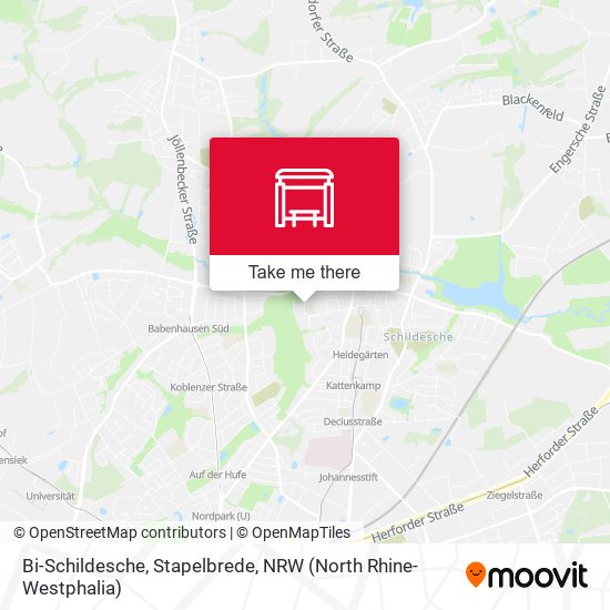 Bi-Schildesche, Stapelbrede map