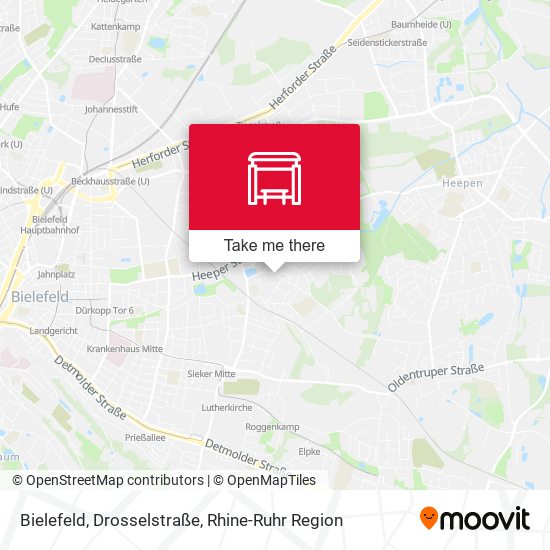 Bielefeld, Drosselstraße map