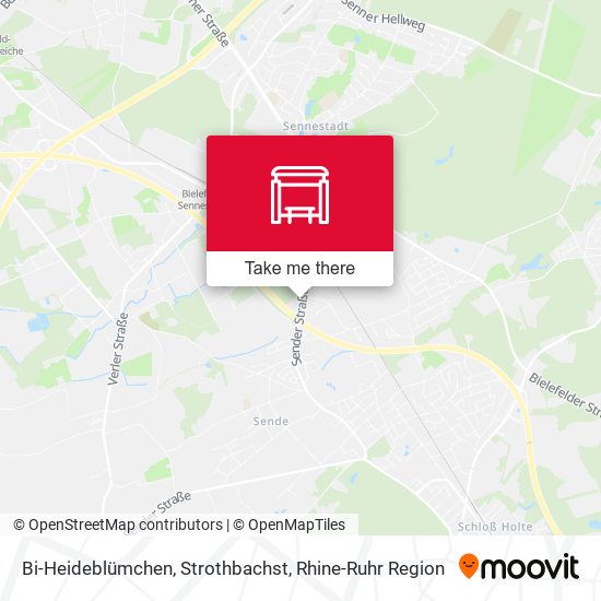 Bi-Heideblümchen, Strothbachst map