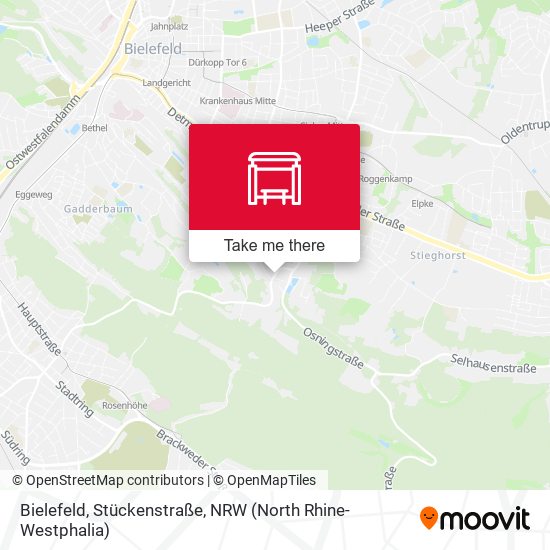 Bielefeld, Stückenstraße map