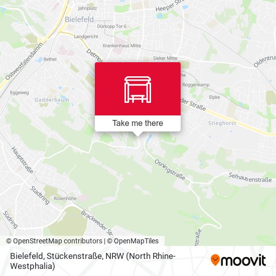 Bielefeld, Stückenstraße map