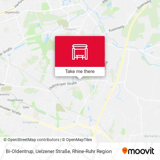 Карта Bi-Oldentrup, Uelzener Straße