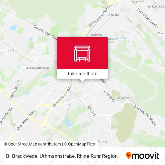 Карта Bi-Brackwede, Uthmannstraße