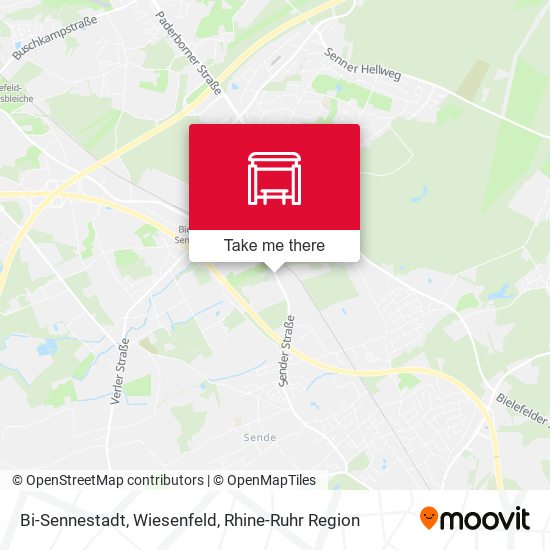 Bi-Sennestadt, Wiesenfeld map