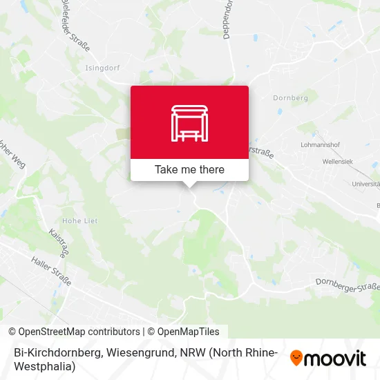 Bi-Kirchdornberg, Wiesengrund map