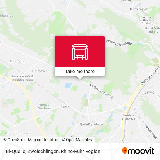 Bi-Quelle, Zweischlingen map