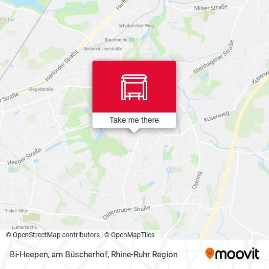 Карта Bi-Heepen, am Büscherhof