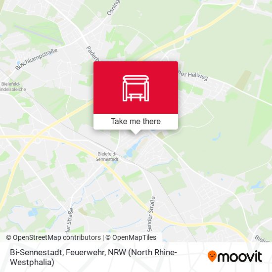 Карта Bi-Sennestadt, Feuerwehr