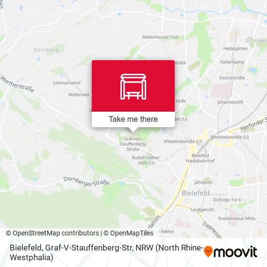 Bielefeld, Graf-V-Stauffenberg-Str map