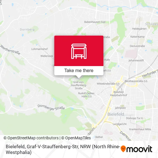 Карта Bielefeld, Graf-V-Stauffenberg-Str
