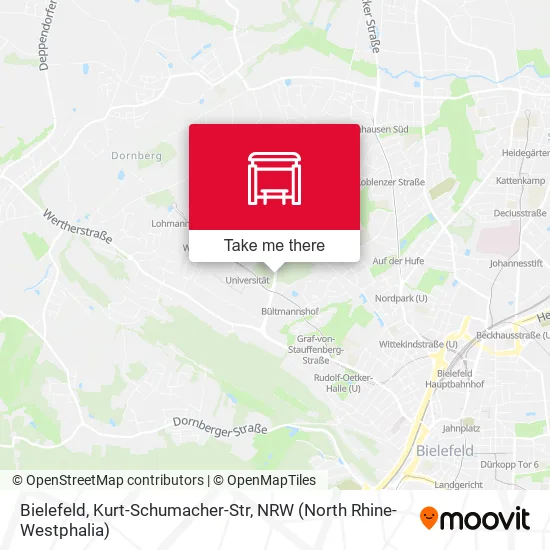 Карта Bielefeld, Kurt-Schumacher-Str