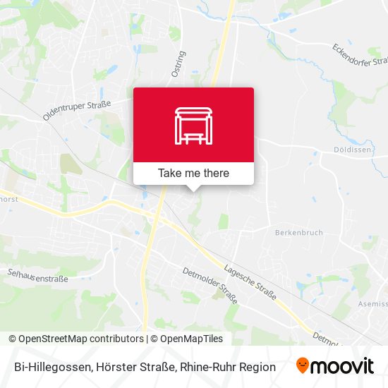 Bi-Hillegossen, Hörster Straße map