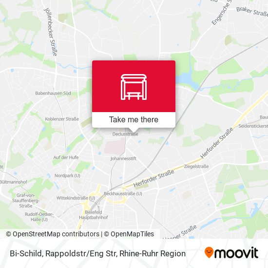 Bi-Schild, Rappoldstr/Eng Str map