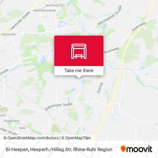 Карта Bi-Heepen, Heeperh./Hilleg.Str