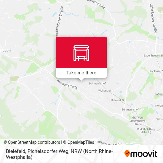 Bielefeld, Pichelsdorfer Weg map