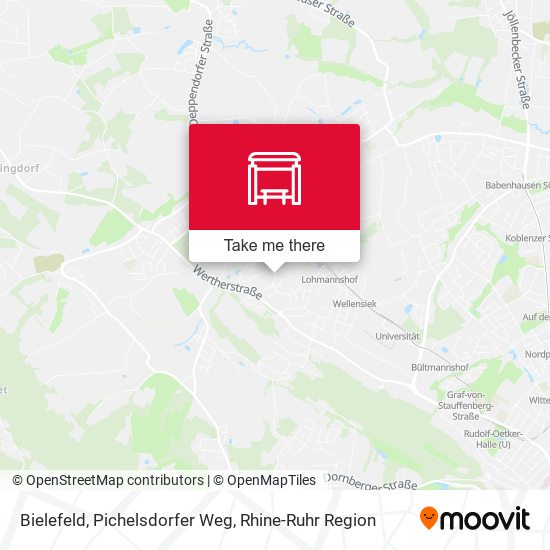 Bielefeld, Pichelsdorfer Weg map