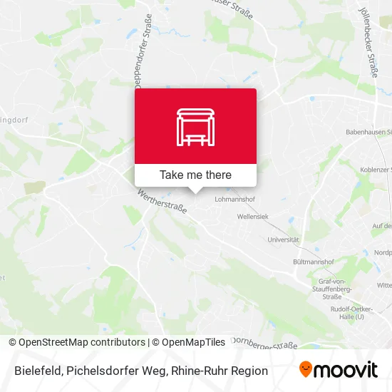 Карта Bielefeld, Pichelsdorfer Weg