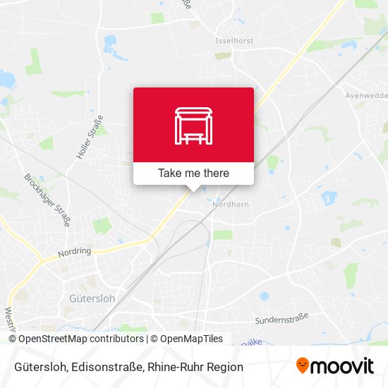 Gütersloh, Edisonstraße map